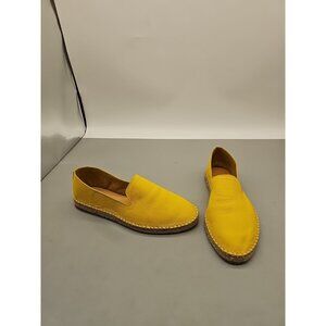 Morkas The Shoe Artelier Flat Shoes Womens 8 Yellow Shoes Slip On Leather Shoes